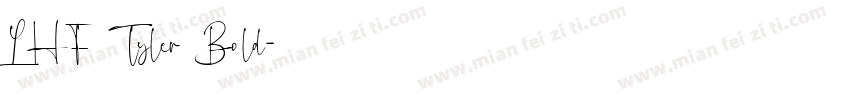 LHF Tyler Bold字体转换